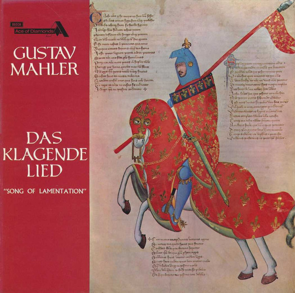 , Mahler, Teresa Zylis-Gara, Ambrosian Singers Conducted By The New Philharmonia Orchestra — Das Klagende Lied